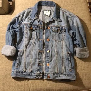 Oversized denim jacket